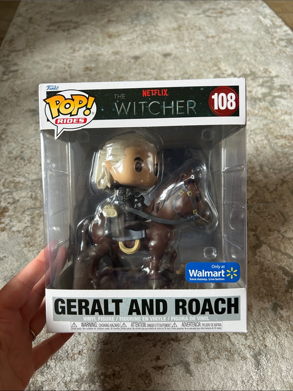 Funko Geralt and Roach Pop! Rides Vinyl Figure - the Witcher 108